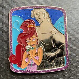 Disney's Hercules and Megara Enamel Pin.